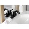 Kingston Brass KB910AL Widespread Bathroom Faucet with Retail Pop-Up, Matte Black KB910AL - alternate 2